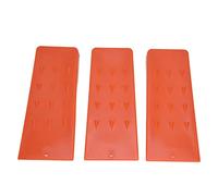 Akozon 3pcs 8 Pouces de Quartiers de l'abattage - Outils d'enregistrement en Plastique à Pointes pour la Coupe et la Fonction de Direction des Arbres et la Fonction de Direction