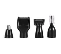 Akozon 4 en 1 Trimeuse de Cheveux électriques Rechargeable Ensemble pour les Hommes - Nez, Oreille, Barbe, Kit de Toilettage à Sourcils avec Batterie Rechargeable USB