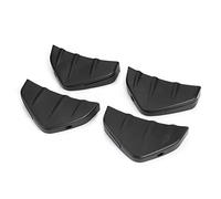 Akozon 4 Pièces Universel de Pare-Chocs Arrière de Voiture Diffuseur Aileron Aileron Lèvre Matériau PVC de Haute qualité, Installation Facile, Mise à Niveau élégante pour Berline, SUV, coupé