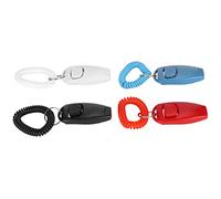 Akozon 4pcs 2 en 1 Clicker de Formation et Rappel de Rappel - Supplies de Formation Essentielles pour Les Chiens