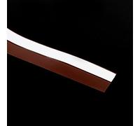 Akozon 5 Mètres de Long Silicone Rubber Praft Excluder Strip - Fenêtre à l'épreuve des Intempéries et Ruban de Scellage de Porte pour Insonorisation et Isolation (BROWN)