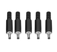 Akozon 5 Paquets de 1 Adaptateur de Connecteur Coaxial Jack de Prise d'alimentation CC Mâle 3Mm X 3 5Mm