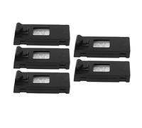 Akozon 5 PCS 3.7V 1800mAh Drone Lithium Battery Pack avec Câble de Charge pour Les Avions Télécommandés et Les Avions Modèles