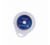 Akozon 5 Types 10 M 7 Brins Leader Fil d'acier de Pêche en Mer Recouvert de Plastique, Leurre Guides de Pêche en Acier Inoxydable 10 M avec 12 Manchons (10 Livres)