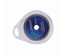 Akozon 5 Types 10 M 7 Brins Leader Fil d'acier de Pêche en Mer Recouvert de Plastique, Leurre Guides de Pêche en Acier Inoxydable 10 M avec 12 Manchons (40 Livres)