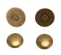 Akozon 50 Ensembles Fermoirs de Sac Magnétique - Strongs Clichés Magnétiques en Alliage pour l'artisanat de Bricolage, Les Sacs de Mode et Les Vêtements - Boutons d'aimant de Fonctionnement (#1)