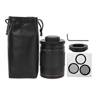 Akozon 500 Mm F7.5 Lentille de Miroir Téléobjectif avec Anneau D'adaptateur de Montage pour Les Oiseaux de Pousse de Caméra de Montage