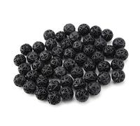 Akozon 50pcs Boules de Filtre Bio pour Aquarium et étang Bio Poreux de Matériau 36 Mm pour la Maison (16 mm avec Coton)