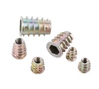 Akozon 50pcs M4 / M5 / M6 / M8 / M10 Zinc, Vis à Vis à Bride Hexagonale Alloy