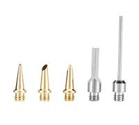 Akozon 5pcs pointes de fer à souder à gaz pointe à souder astuce Kit de fer à souder à gaz coupe-mousse électrique Pointes à souder Accessoires de soudage