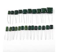 Akozon 660pcs Polyester Film Paper Condensors Assorties Kit, 0,22NF à 470NF, 100V - Idéal pour les Projets et Réparations électroniques