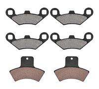 Akozon 6Pcs Plaquettes de Frein Avant et Arrière en Fer pour Sportsman 500 4x4 1998-2002