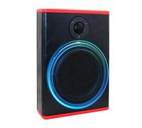 Akozon 8 Pouces 600W Voiture Audio Slim sous-semence Subwoofer Active sous-Basse Kit de Haut-Parleur 12 V avec Amplificateur de Puissance (Soutenir BT)