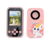 Akozon 96MP Camera Numérique Haute Définition Double Lens Mp3 Music Player for Kids Adults (Rose)