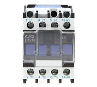 Akozon AC Contacteur CJX2-1210 220V 12A Contactor AC Électrique Industriel Haute Sensibilité Type Fixe et Rail Montage