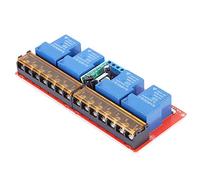 Akozon AC100V-250V 30A 4, Industriel et Scientifique AC100V 250V Relais de Canal E High Power DC5V AC 100 Module d'interrupteur de Déclenchement de Bas Niveau