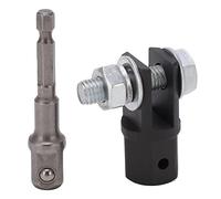 Akozon Accessoire Cric Ciseaux, Adaptateur de Cric à Ciseaux 1/2" Adaptateur de Douille pour Perceuse à Percussion en Métal pour Jack à œil Unique en Forme de U