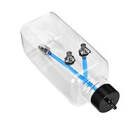 Akozon Accessoire de Modèle de Télécommande, Réservoir de Carburant Transparent 300ml pour Avions RC 15-26CC-capuchon Métallique CNC, étanche, Installation Facile (410 ML (pour Avions 30-40cc))