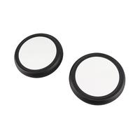 Akozon Accessoires de Roues en Caoutchouc pour Poussettes de bébé, pour Yoya Vovo, 1 Paire de Roues Avant et Arrière avec Outils pour une Installation Facile (Une paire de arrière)