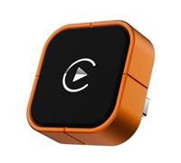 Akozon Adaptateur Automatique sans Fil 2 en 1, Mini Miroir D'écran de Voiture en Aluminium adapté à iOS 10 Ci-Dessus