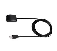 Akozon Adaptateur d'antenne de Voiture Glonass 2 en 1 avec Port USB, Câble de 3 Mètres