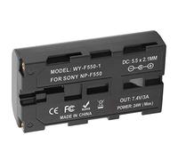 Akozon Adaptateur de Batterie Factice Complet NP F550 F570 F750 F970 - Adaptateur Secteur AC pour Lampe Vidéo