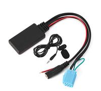 Akozon Adaptateur de câble Bluetooth AUX-in avec Microphone Appel Mains Libres Fit pour Smart Fortwo 8 Broches