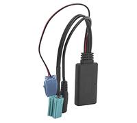 Akozon Adaptateur de Microphone Bluetooth 5.0, Câble Auxiliaire 6 Broches, Plug and Play pour Adaptateur de Musique de Voiture, Support Dsd Mp3/Wma/Flac