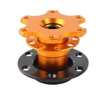 Akozon Adaptateur de Moyeu à Dégagement Rapide pour Volant de Voiture Universel doré, Kit de Patron de Course Bien ajusté