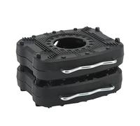 Akozon Adaptateur de Pédale vers Convertisseur sans Clip - 1 Paire de Pédale sans Clip pour Vélo vers Convertisseur de Plate, Adaptateur de Plaque de de Vélo de Route, Remplacement de de