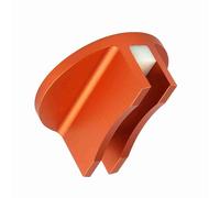 Akozon Adaptateur de Rail de Coussin Magnétique rainuré en Aluminium Strong Durage Stable à Conduite pour L'atelier de Réparation de Voitures (Orange)
