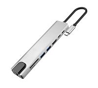 Akozon Adaptateur de Station d'accueil USB C Double Station d'accueil 8 en 1 de Type C vers 4K Rapide - Électronique/Ordinateurs et Accessoires/Accessoires pour Ordinateurs Portables/ '