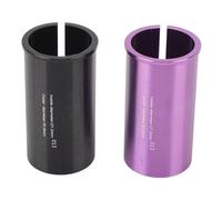 Akozon Adaptateur de Tube de Poteau pour Vélos de Route de Montagne, 2 Pièces, Manchon Réducteur de Tige de Selle en Alliage d'aluminium, équipement de Cyclisme Léger (27,2-30,9 mm)