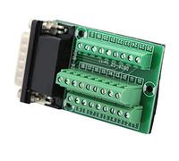 Akozon Adaptateur Mâle d'interface de Terminal PCB de Carte de Dérivation DB26 avec Un Design Compact et des Marquages clairs pour Un Câblage Facile - Connecteur de Module de Signal