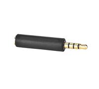Akozon Adaptateur pour écouteurs Omtp vers Ctia 3,5 Mm, Convertisseur Bidirectionnel, Connecteur plaqué Or pour Smartphone, Tablette, PC Noir (3PCS)