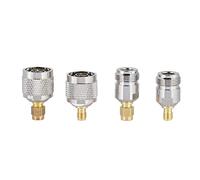 Akozon Adaptateur Sma vers N, Connecteur Coaxial Rf Mâle Femelle, 4 Pièces