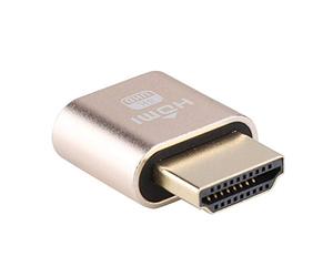 Akozon Affichage Numérique de la Carte Graphique, Affichage Numérique de l'écran de Verrouillage HD de Camouflage Analogique Vga à Fausse, Spectacle Fantôme Tête Displayport