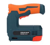 Akozon Agrafeuse à Bois sans Fil 2 en 1, Agrafeuse électrique Rechargeable 5V Fire 1000, Réparation de Matériaux