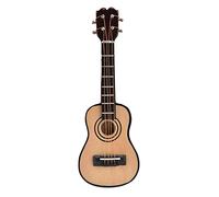 Akozon Akozon 1/12 Scale Dollhouse Miniature Wood Guitar Model - Mini Affichage de Guitare Artisanal pour Les Accessoires de Poupée (Guitare Classique)