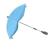 Akozon Akozon 14in Parasol de Poussette Universelle avec Protection UV - Parapluie de Poussette pour bébé Réglable pour l'ombre du Soleil Ultime (Azure (colle d'argent))