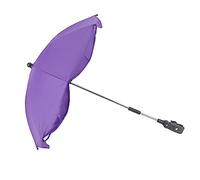 Akozon Akozon 14in Parasol de Poussette Universelle avec Protection UV - Parapluie de Poussette pour bébé Réglable pour l'ombre du Soleil Ultime (Violet (colle argentée))