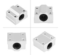Akozon Akozon 4-Pack SCS8UU 8 Mm Roulements à Billes à Mouvement Linéaire et Bagues Coulissantes pour Imprimantes 3D et Ry