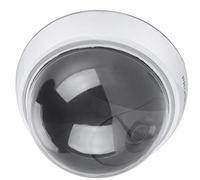 Akozon Akozon Caméra de sécurité Factice à Dôme Blanc avec Lumières Rouges Clignotantes Infrarouges Simulées pour Une Dissuasion de sécurité Améliorée dans Les Espaces Résidentiels et Commerciaux