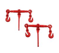 Akozon Akozon Classeur à Levier de Charge à Cliquet 2 Pièces pour Chaînes de 1/4 à 5/16" - Équipement d'arrimage Robuste avec Crochets de Chaîne pour un Transport et un Stockage Sécurisés des