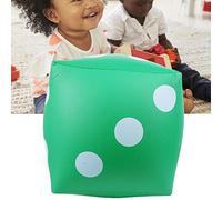 Akozon Akozon Dice Gonflable - Dés PVC Portable pour Les Jeux de Fête Intérieure/Extérieure, Les Activités Parent-Enfant et Le Plaisir éducatif (Green)