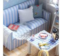 Akozon Akozon Réplique de Guitare Basse Miniature Noire avec Support et étui Décoratif Modèle Musical Unique pour Affichage à la Maison ou au Bureau (Soleil Frais)