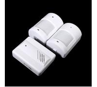 Akozon alarme d'allée de sécurité à domicile Détecteur de mouvement Alerte sans fil Système sécurisé Alarme de sonnette pour