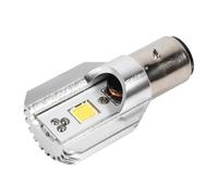 Akozon Ampoule de phare COB BA20D Moto LED Phare Blub Haut/Bas Faisceau Lumière COB Scooter Tête Lampe