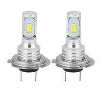 Akozon Ampoule LED de Voiture, 2 pièces DC12-24V phares antibrouillard LED universels H7 80W 6000K Ampoule antibrouillard LED en Aluminium avec décodage pour Voiture
