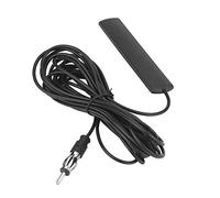 Akozon antenne ANT-309 Antenne d'autoradio - 85-112MHZ Patch d'antenne d'autoradio FM Noir Support de Pare-Brise 5M cessoire de Rempl ementantenne Interieure Voiture anterne antenne Radio